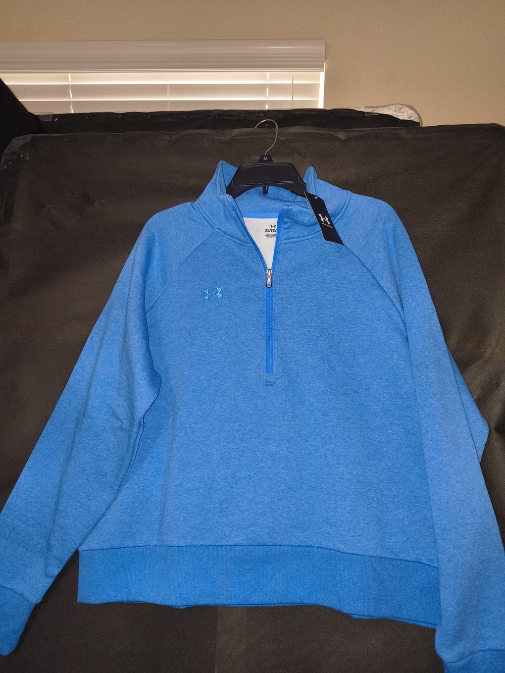 Under Armour Bright Blue Half-Zip Pullover
